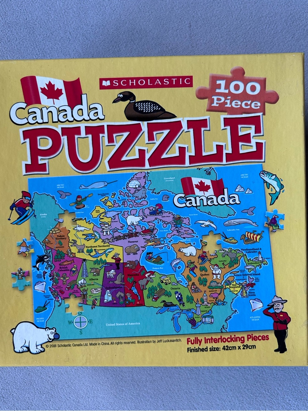 100 Piece ~ Canada 🇨🇦 Puzzle ~ Scholastic ~ Brand New!
